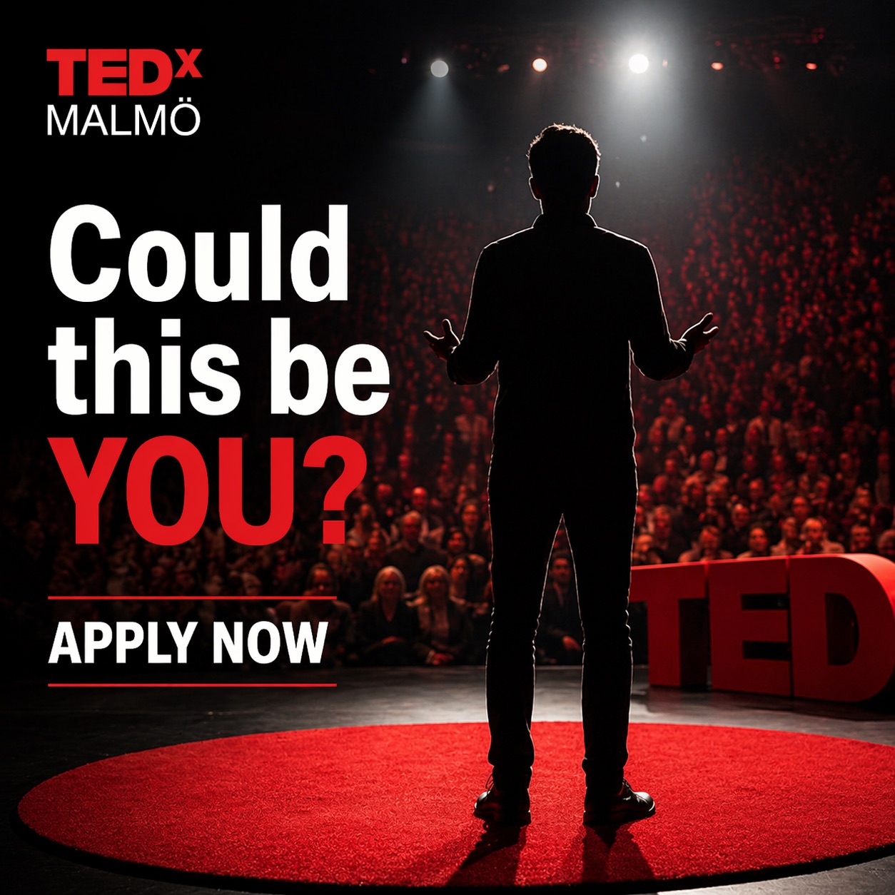 Apply TEDxMalmö speaker